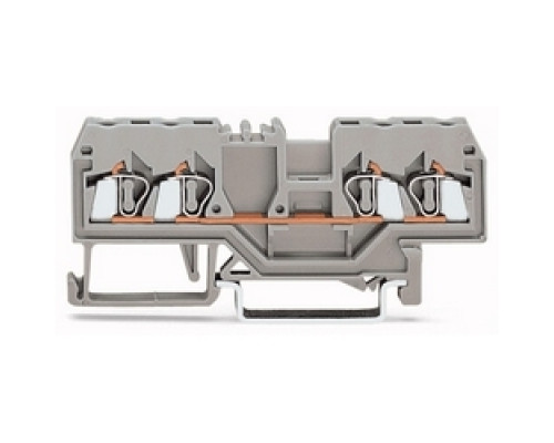 WAGO CORPORATION  280-831      RAIL MOUNTED TERM BLOCK 5MM 600V/20A/28-12AWG 4 COND - BLACK