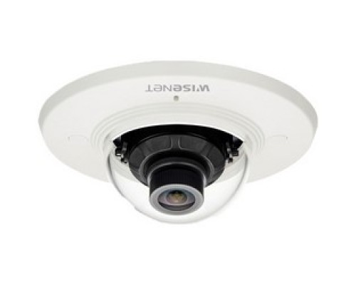 HANWHA VISION  XND-8020F               5MP Flush Mount dome. 30fps 3.7mm fixed lens. H.265/H.264 120dB WDR