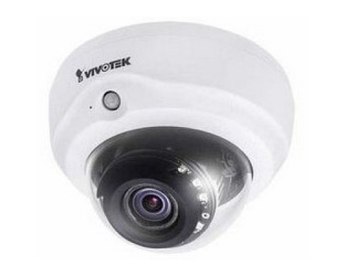 VIVOTEK  FD9171-HT      Network Camera, Fixed Dome, WDR, IR, Day/Night, Indoor, H.265/H.264/MJPEG, 2048 x 1536 Resolution, F1.3/F2.2 Varifocal P-iris 3 to 9 MM Lens, 12 Watt, 12 VDC, PoE