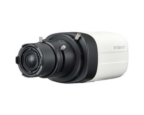HANWHA VISION HCB-6000        WIsenet HD+ 2MP, Full Hd 1080p 30fps Box Camera, AHD/TVI/CVI/CVBS, 120 Db True WDR, RS485 /coaxial Control, True D/N, 24VAC/12VDC Require 2MP Or Higher CS Mount Lens