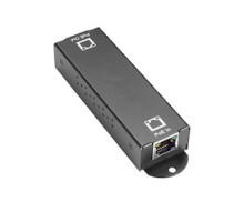 BLACK BOX NETWORK SERVICES  LPR1111      10/100/1000BASE-T PoE+ Ethernet Repeater - 802.3at, 1-Port
