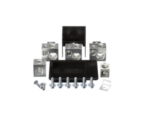 SIEMENS  US2:4MLKA3A      Panelboard Lug Kit, Main/Feed-Through, 400A, 3 Phase, 1/0 AWG to 600 KCMIL, Copper/Aluminum Conductor, For 3 Phase System Rated P1 Series Panelboard