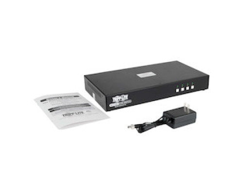TRIPP LITE  B002-DP1A4      Keyboard Video Mouse, SECURE KVM SWITCH, DISPLAYPORT TO DISPLAYPORT -, 4 PORTS, 4K, NIAP