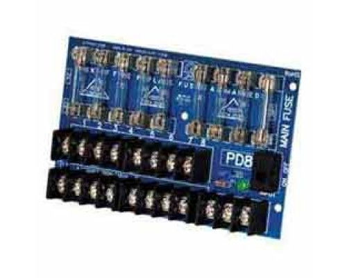 ALTRONIX  PD8      Power Distribution Module, 8 Fused Outputs up to 28VAC/VDC, Board