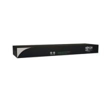 TRIPP LITE  B072-008-1A      NetCommander 8-Port Cat5 KVM Switch 1U Rack-Mount with PS2 to USB Input Adapter
