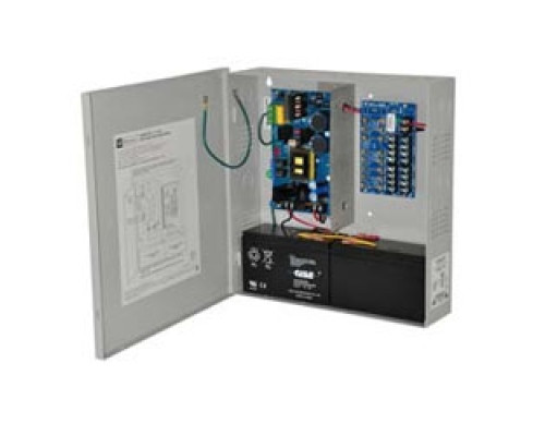 ALTRONIX  AL600ULPD8      Power Supply Charger, 8 Fused Outputs, 12/24VDC @ 6A, 115VAC, BC300 Enclosure