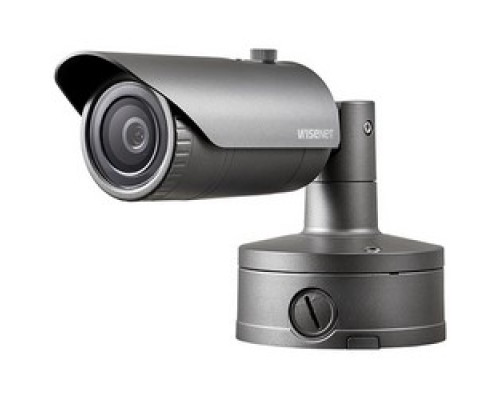 HANWHA VISION  XNO-8030R      5MP IR outdoor vandal bullet 30fps, 4.6mm fixed lens H.265 /H.264. 120dB WDR