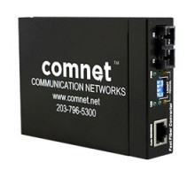 COMNET COMMUNICATION NETWORKS  CWFE2SCM2      Commercial Grade 100 Mbps Media Converter, SC Connector, MM, 2 Fiber, Power Supply Included