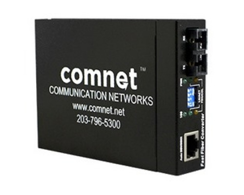 COMNET COMMUNICATION NETWORKS  CWFE2SCM2      Commercial Grade 100 Mbps Media Converter, SC Connector, MM, 2 Fiber, Power Supply Included