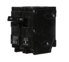 SIEMENS  US2:Q2100      Miniature Circuit Breaker, Common Trip, Low Voltage, Thermal Magnetic, QP/MP, Plug-In, 2 Pole, 120/240 Volt AC, 100A, 10 kA Interrupting Rating