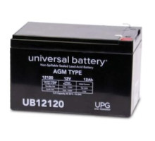 UNIVERSAL BATTERY  D5744      D5744 12V 12AH SLA BATTERY