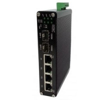 KBC NETWORKS  ESSG4P-PG2-D      Ethernet Switch, 6-Port, 4 Gbps Capacity, 48 to 57 VDC, 135 Watt, 5.83