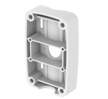 HANWHA VISION  SBP-300PMW2               Pole Mount Adapter Accessory, Use With SBP-300WMW1, White Color, Made Of Aluminum