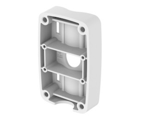 HANWHA VISION  SBP-300PMW2               Pole Mount Adapter Accessory, Use With SBP-300WMW1, White Color, Made Of Aluminum