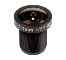 AXIS COMMUNICATIONS  5901-371      Network Camera Lens, Fixed Iris, 2.1mm, F2.0 with M12 Megapixel, 16mm Diameter x 19mm Length, 10-Piece