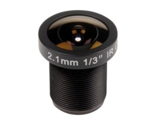 AXIS COMMUNICATIONS  5901-371      Network Camera Lens, Fixed Iris, 2.1mm, F2.0 with M12 Megapixel, 16mm Diameter x 19mm Length, 10-Piece