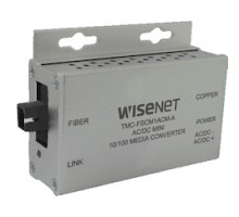 HANWHA VISION TMC-FSCM1ACM-A   Mini 100M Media Converter A