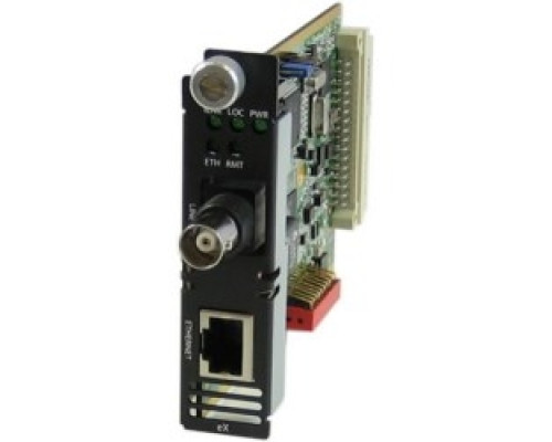 PERLE SYSTEMS 06003570   Fast Ethernet Extender Module, 1 Port 10/100Base-TX RJ-45 . BNC Coax Interlink VDSL2 Connector