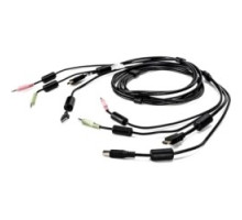 VERTIV CBL0126   AVOCENT KVM Cable - for Keyboard, Mouse, KVM Switch - 6 ft - 1 Pack - 1xHDMI Type A Male Digital Audio/Video, Type B USB, 2xMini-phone Audio - 1xHDMI Type A Male Digital Audio/Video, Type A USB, 2xMini-phone Audio