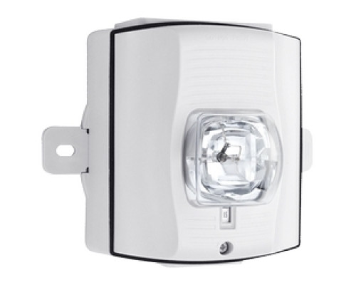 SILENT KNIGHT - HONEYWELL FIRE  SWK-P               Strobe, Standard-candela, Outdoor, Wall Mount, with Backbox, White, Plain