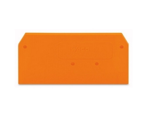 WAGO CORPORATION  281-329      TERMINAL BLOCK END PLATE 2 CONDUCTOR 281 SERIES ORANGE
