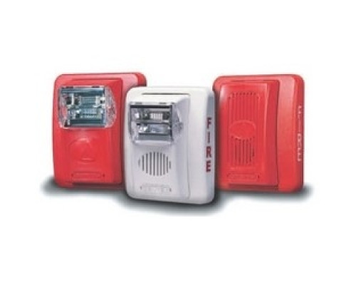 GENTEX CORP  904-1208-002  GEH24-PW      Fire Protection Horn, Low Profile, Plain, 70 to 82 dBA Reverberant, 100 dBA Anechoic Room, 24 Volt DC, 4.5