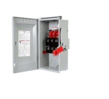 SIEMENS  US2:HF322NR  HF322NR      Safety Switch, Heavy Duty, Fused, 240 Volt AC, 60A, 3 HP at 1 Phase, 7-1/2 HP at 3 Phase, 3 Pole, 3 Fuse, 4 Wire, NEMA 3R, 304 Stainless Steel, For Outdoor