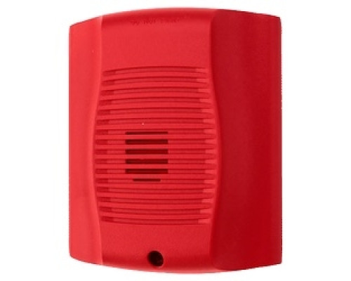 SILENT KNIGHT - HONEYWELL FIRE  HRK-R               Horn, 12/24 VT, Outdoor, Wall/Ceiling Mount, Red