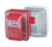 GENTEX CORP  904-1218-002  WGEC24-75WW              Fire Protection Horn/Strobe, Low Profile, Outdoor, 70 to 82 dBA Reverberant, 100 dBA Anechoic Room, 24 Volt DC, 4.75