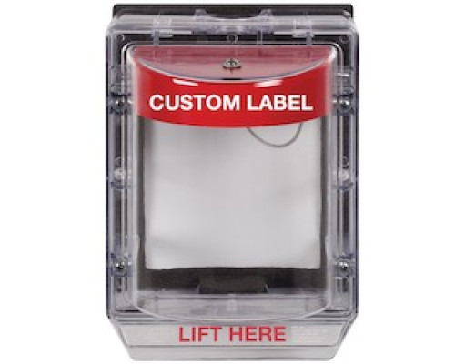 SAFETY TECHNOLOGY INTL  STI-3150CR      Custom LabelWeather Stopper Without Horn With Spacer - Red Horn, Clear Spacer