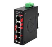 ANTAIRA TECHNOLOGIES LLC LNP-C500G-T   Compact 5-Port Industrial Gigabit PoE+ Unmanaged Ethernet Switch, w/4*10/100/1000Tx 30W/Port + 1*10/100/1000Tx; EOT: -40 to 75C