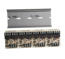 SYSTEM SENSOR R-24T        Relay, 4-Gang, Single DPDT , Multivolt, Track Mount