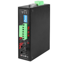 ANTAIRA TECHNOLOGIES LLC  STF-401C-CS30-T      Industrial Compact RS-232/422/485 To Fiber Converter, Single-Mode 30KM, SC Connector, -40C - 70C