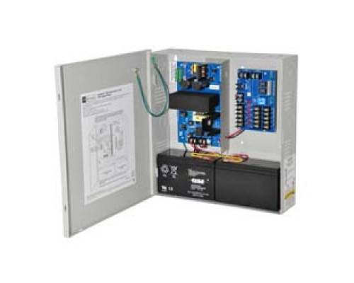 ALTRONIX  AL400ULM      Access Power Distribution Module w/ Power Supply/Charger, 5 PTC Class 2 Outputs, 12/24VDC @ 4A, FAI, 115VAC, BC300 Enclosure