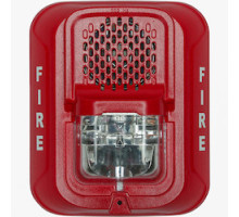 SYSTEM SENSOR  P2RL-LF               Low Frequency Sounder Strobe, Wall Mount, Red, 6.6