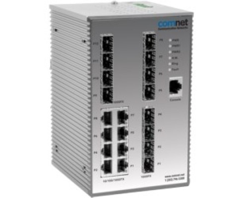 COMNET COMMUNICATION NETWORKS CNGE20MS   8 10/100/1000BASE-T X + 12 100/1000BASE-FX SFP Ports