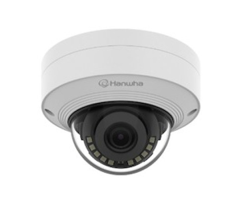 HANWHA VISION  QNV-C9011R               Wisenet Q Mini Network Outdoor Vandal Dome Camera, 4K @ 30fps