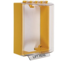 SAFETY TECHNOLOGY INTL  STI-13200N-Y      Universal Stopper, Indoor/Outdoor, Dome Cover, Surface Mount, Polycarbonate, Yellow No Label, Without Horn Housing