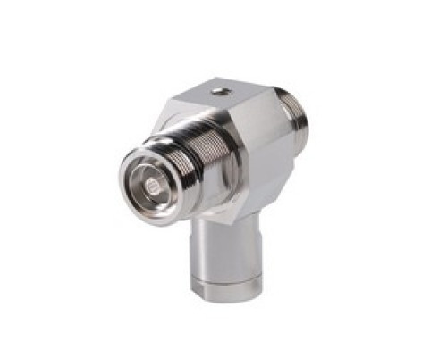 ANDREW APT-BDFDF-DB   Arrestor Plus Dual Band Quarterwave Surge Arrestor T-shaped , 806-960 MHz and 1700-2170 MHz, with interface types DIN Female Bulkhead and DIN Female