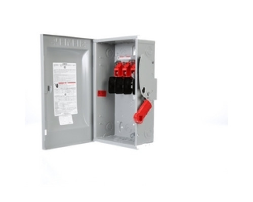 SIEMENS  US2:HNF362  HNF362      Safety Switch, Non-Fusible, Single Throw, Heavy Duty, 480/600 Volt AC, 600 Volt DC, 60A, 60 HP at 3 Phase, 3 Pole, Steel, NEMA 1, For Indoor