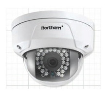 NORTHERN VIDEO  IP4D      IR Mini Dome Camera, Full HD, WDR, Day/Night, Outdoor, H.264/MJPEG/H.264+, 2688 x 1520 Resolution, 2.8 MM IR Lens, 100’ LED Range, 12 Volt DC, IP66, PoE, Aluminum, White
