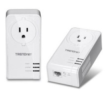 TRENDNET  TPL-423E2K      Powerline 1300 AV2 Adapter Kit with Built-in Outlet