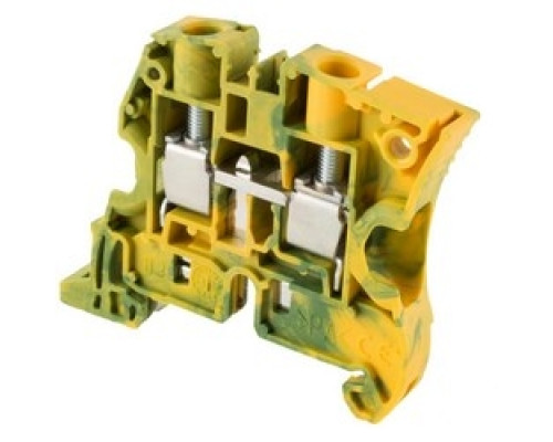 TE-ENERGY  1SNK508150R0000      Green and yellow ground block with 8 mm spacing and screw clamp connection that accepts 24-6 AWG UL wire range