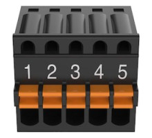 AXIS COMMUNICATIONS  02794-021  TU6008 CONN 5-PIN 2.5MM 10P      AXIS TU6008 CONN 5-PIN IS A MALE CONNECTOR FOR RS PORT . PITCH: 2.50 MM.