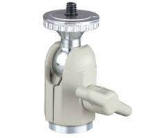 PANAVISE  851-00W      Knuckle with Male & Female 1/4- 20 Threads - Knob & Set Screw Adj. - White
