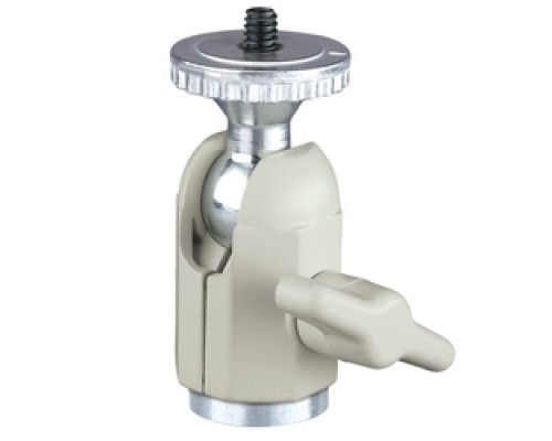 PANAVISE  851-00W      Knuckle with Male & Female 1/4- 20 Threads - Knob & Set Screw Adj. - White