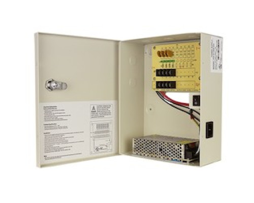 LIBERTY SECURITY  L12DC4C5AMC               12VDC 4CH 5AMP MULTI-CH UL  POWER SUPPLY - METAL CASED