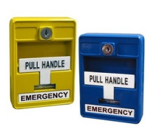 MIRCOM TECHNOLOGIES  MS-703U      Emergency Pull Station, Single Action, Manual, Form C Contact, 1-Gang Box Mount, 3.5