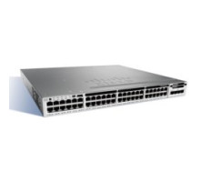 CISCO  WS-C3850-48P-S      Ethernet Switch, Managed, IP Base, Stackable, 1 RU Rack Mount, 715 Watt, 48-port, 10/100/1000BaseT, 8 GB, 4 GB DRAM, 40 Gbps