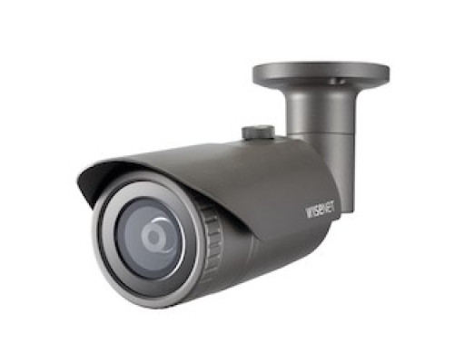 HANWHA VISION  QNO-7012R      IR outdoor vandal bullet 4mp 30fps, 2.8mm fixed lens. H.265 H.264. 120dB WDR